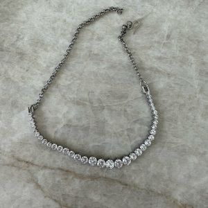 Fallon rhinestone crystal choker necklace